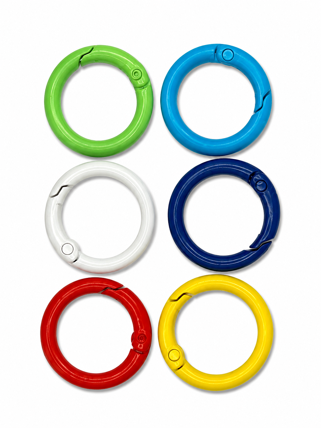 Argollas de Resorte de Colores