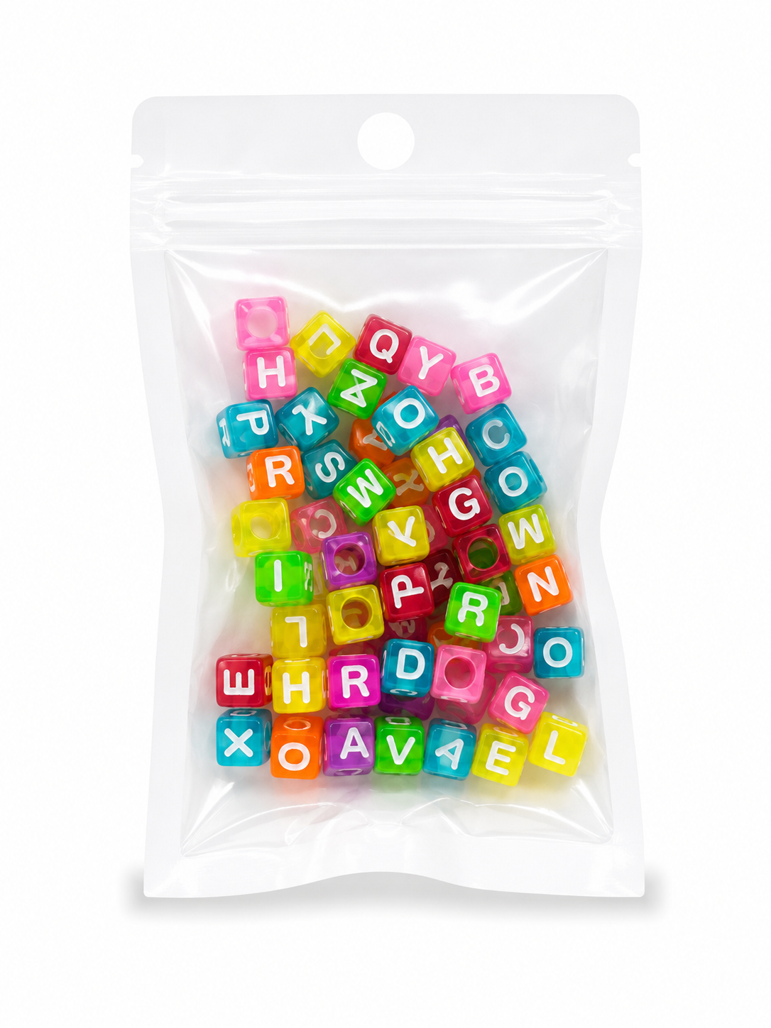 Cubo Multicolor / Letras Blancas