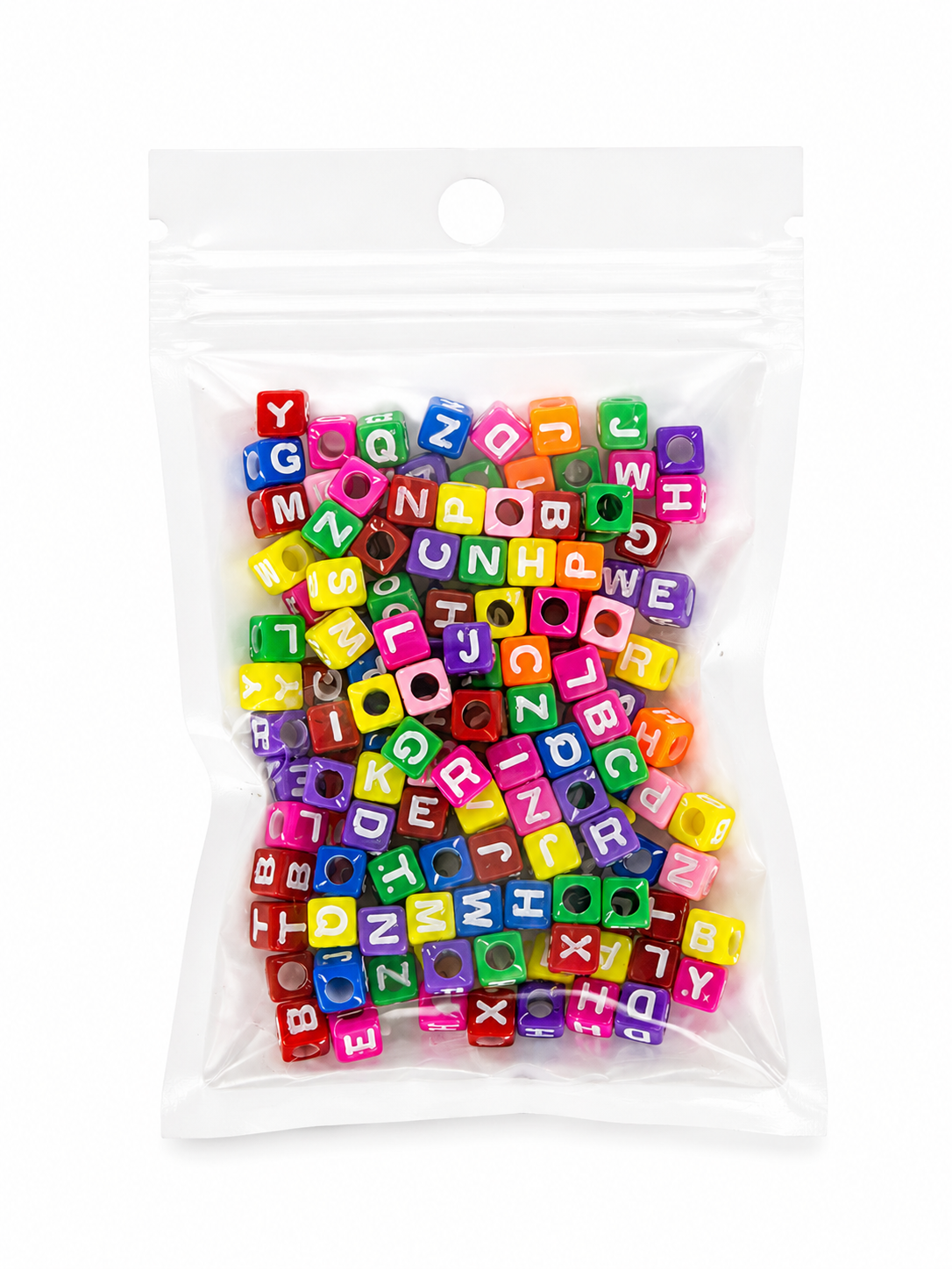 Cubo Grande Multicolor / Letras Blancas