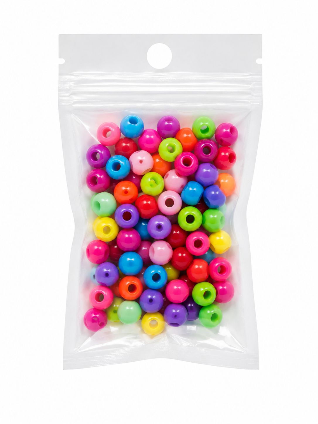Cuentas Grandes Multicolor Vivo